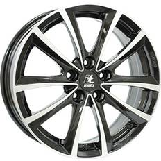 17 pouces - 5/120 Jantes de voiture IT Wheels Elena 5x120 7,5J ET34 Schwarz Poli