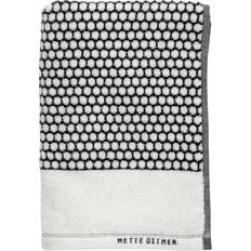 Mette Ditmer Badehåndklæder Mette Ditmer Grid Badehåndklæde White/Black (60x38cm)