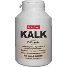 Kalk tilskud kosttilskud Lekapharm Lime with Vitamin D 300 stk