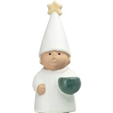 Rörstrand Figurine de garçon avec étoile Lucia blanc Décoration de Noël