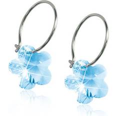 Blomdahl flower Blomdahl Flower Earrings - Silver/Blue