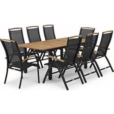 Hillerstorp Matgrupper Utemöbler Hillerstorp Nydala 200x96 table incl.8 chairs Matgrupp, 1 Bord inkl. 8 Stolar