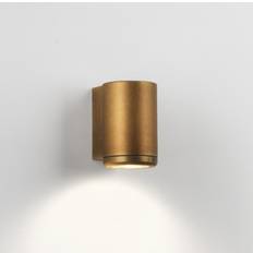 Brass Wall Flush Lights Astro Jura Single Wall Flush Light 7.5cm