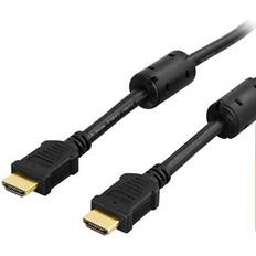 Ethernet cable 2m Deltaco HDMI - HDMI High Speed with Ethernet 2m