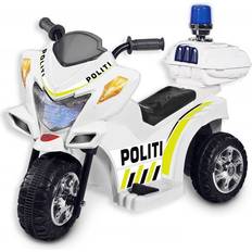 Poliser Elmotorcyklar Loko Toys Politimotorcykel 6V