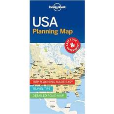 Usa map Lonely Planet USA Planning Map (Hæftet, 2017)