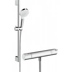 Brusesæt - Termostat Brusersæt & Håndbrusere Hansgrohe Crometta (27817400) Hvid, Krom