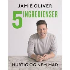 Jamie oliver bøger Jamie Oliver - 5 ingredienser - hurtig & nem mad (Indbundet, 2017)