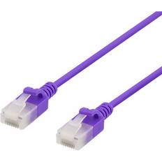 Ultra slim deltaco Deltaco Slim U/UTP Cat6a RJ45 - RJ45 LS0H 1.5m