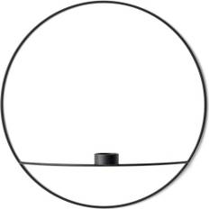Menu Fyrfadsstager Menu Pov Circle Large Black Fyrfadsstage 12cm