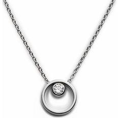 Elin Necklace - Silver/Transparent