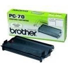 Brother Rollos de Carbono Brother PC-70 Rollo Entintado Negro (Original)