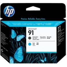 Têtes d'impression HP 91 Printhead (Matte Black/Cyan)