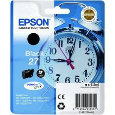 Alarm clock Epson Alarm Clock Singlepack Black DURABriteUlTraink 27 Ink Cartr In RS Blister Pa Ck