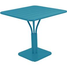 Blue Outdoor Bistro Tables Fermob Luxembourg 80x80cm