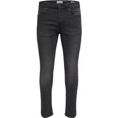 Only & Sons Loom Jog Slim Fit Jeans - Black/Black