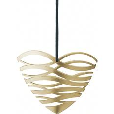 Messing Kerstboomversieringen Stelton Tangle Heart Large Brass