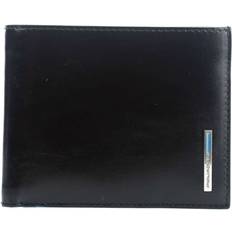 Sì Portafogli e Portachiavi Piquadro Portafoglio Uomo Con Portamonete in Pelle PU1239B2R - Nero