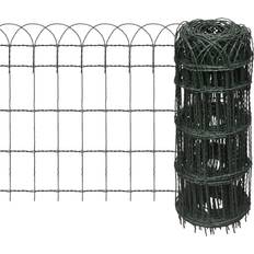 Welded Wire Fences vidaXL Expandable Garden Lawn Edging Border Fence 25.6"x32.8ft