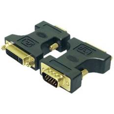 LogiLink VGA - DVI-I Adapter M-F