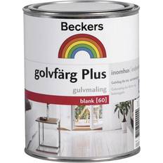 Beckers Golvfärger - Utomhusfärger Målarfärg Beckers Plus Golvfärger Vit 1L