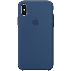 Apple Coque en silicone iPhone X Noir