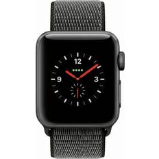 Apple Silicone Smartwatches Apple Watch Series 3 Cellular 38mm Aluminum Case with Sport Loop