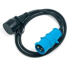 Prises CEE Bårebo Cee Adapterleitung Klappdeckel 230V 16A 1,5m H07RN-F 3G2,5 noir