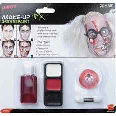 Halloween - Uomini Trucchi Smiffys Zombie Make Up Set Includes Latex Eyeball & Blood