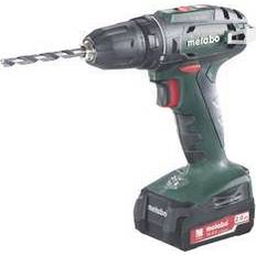 Metabo Sì Trapani e Cacciaviti Metabo BS 14,4V Trapano Avvitatore a Batteria 2X14,4V-2Ah Ioni di Litio con Caricatore SC 60 Plus