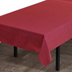 Juna Rhombus Damask Dug Rød (220x140cm)
