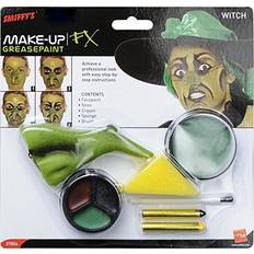 Damer - Halloween Maskerad Smink Smiffys Witch Make Up Kit