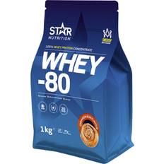 Bedste Proteinpulver Star Nutrition Whey-80 Cinnamon Bun 1kg