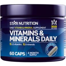 Star Nutrition Vitaminer & Mineraler Star Nutrition Vitamins & Minerals Daily 60 stk