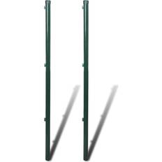 Green Fence Poles vidaXL Fence Post 68.9"