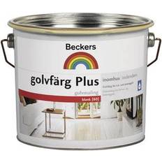 Beckers Golvfärger Målarfärg Beckers Plus Golvfärger Vit 3L