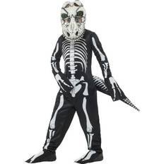 T rex dräkt Maskerad Smiffys Deluxe T-Rex Skeleton Costume