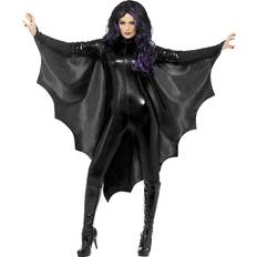 Women Accessories Fancy Dress Smiffys Vampire Bat Wings Black