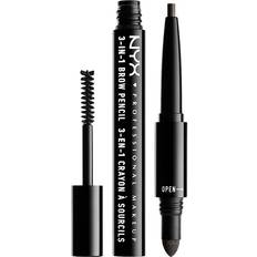 NYX 3-in-1 Brow Pencil Black