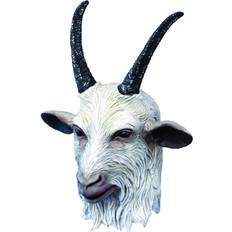 Animals Facemasks Rubies Deluxe Adult Goat Overhead Latex Mask