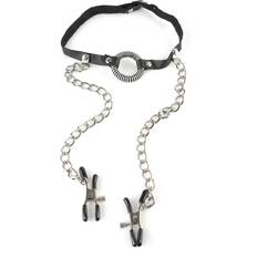 Pipedream Fetish Fantasy O-Ring Gag Nipple Clamps