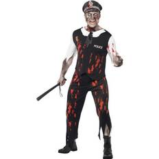 Smiffys Zombie Polisman Maskeraddräkt