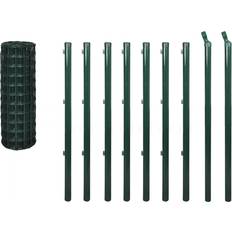 Verde Kit recinzione vidaXL Set Euro Fence 100cmx10m