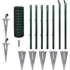 Verde Kit recinzione vidaXL Set Spike Euro Fence 80cmx10m