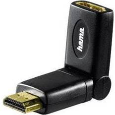 Hama HDMI - HDMI Adapter (angled) M-F