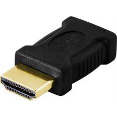 Adapter mini hdmi till hdmi Deltaco HDMI - HDMI Mini Adapter M-F