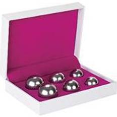 Silver Knipkulor Sexleksaker Shots Toys Ben Wa Balls Set