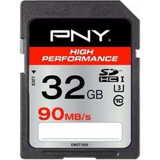 Schede di Memoria & Chiavette USB PNY High Performance SDHC Class 10 UHS-I U3 90/40MB/s 32GB