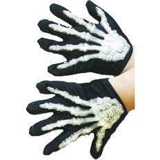 Skeletons Accessories Fancy Dress Smiffys Skeleton Gloves Child