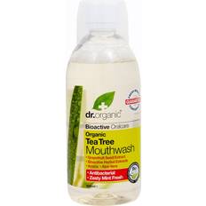 Vermindert slechte adem Mondwaters Dr. Organic Tea Tree 500 ml